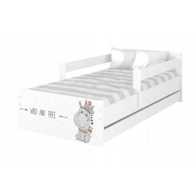   Egyszemélyes ágy gyerekeknek - Gyerekágy max 200x90 + matrac + fiók