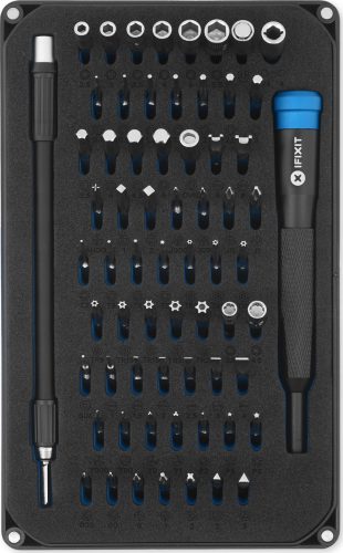  iFixit 64 részes csavarhúzó készlet bitekkel