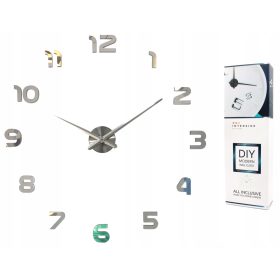 Óra - RAGASZTOTT ÓRA MODERN FALI 3D TÜKÖR