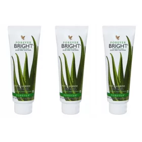   Fogkrém gyerekeknek - FOREVER BRIGHT paszta aloe gél fluorid nélkül*3db*
