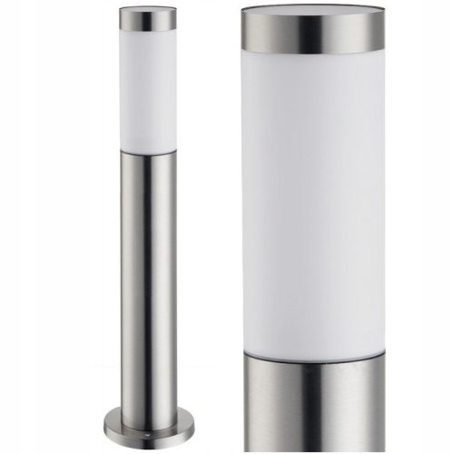  Kerek SuperLED E27 világítóoszlop, 65 cm, ezüst