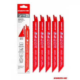   Fűrészek, fűrészlapok - Fa penge fém raklapok 5x 200 mm werhe