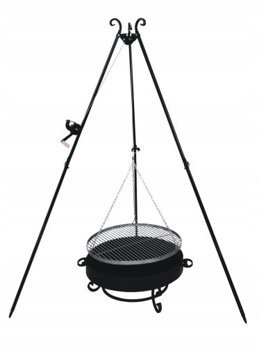  Grill állványrács INOX átmérő 70 tűztér KÉSZLET
