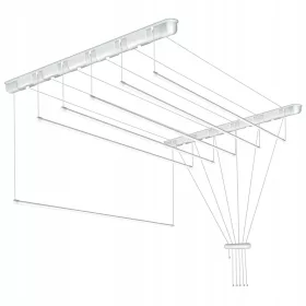  Ruhaszárító állvány - Szeméttáskák 160L LDPE, zöld 100db 10 görgő