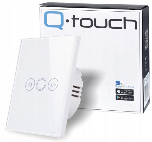 Egyérintéses kapcsoló, süllyesztett, távirányítós Qtouch fehér QWP.DIM-TOUCH