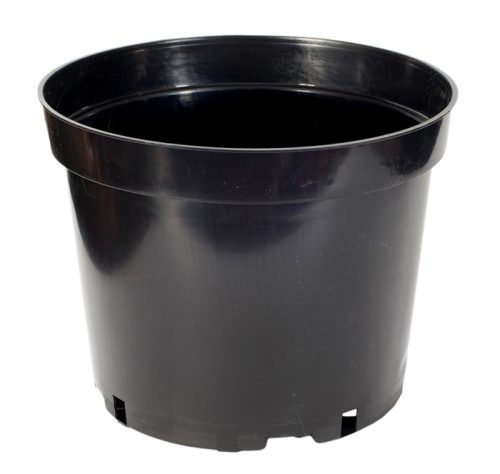  Virágcserep Edoniczki.pl 25 cm x 25 x 20 cm átmérő 25 cm műanyag fekete