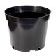  Virágcserep Edoniczki.pl 25 cm x 25 x 20 cm átmérő 25 cm műanyag fekete
