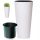  Prosperplast virágcserép 20 cm x 20 x 38 cm átmérőjű 20 cm műanyag fehér