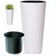  Prosperplast virágcserép 20 cm x 20 x 38 cm átmérőjű 20 cm műanyag fehér