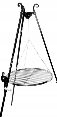 Tűzrakó tál - Nikmet állványrács, rozsdamentes acél rács, 80 cm