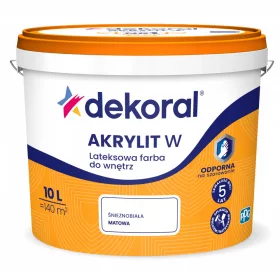 Dekoral latex falfesték 10 l, hófehér matt