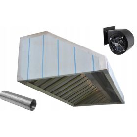   Vendéglátóipari páraelszívó 2000x700x400 Szűrők TurbinaXXL