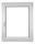 PVC ablak 100 X 120 / 1000 X 1200 Ru/P Fehér