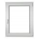 PVC ablak 50 X 60 / 500 X 600 Ru/P Fehér