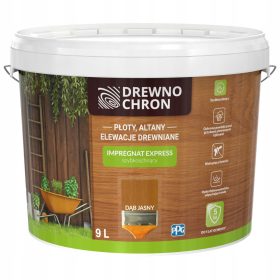 Gyorsan száradó impregnálás Favédő világos tölgy 9l