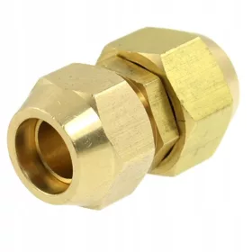   Légcsatorna - Sárgaréz csőcsatlakozó rézcsövekhez 10mm 3/8