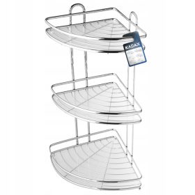  Kadax K10 fürdőszobai polc 25x25x58 cm króm