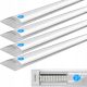 4x panel LED lámpa mattak 150 cm 50W