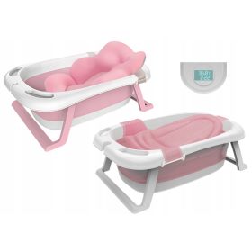   Baba fürdőkád - Nagy kád gyerekek összecsukható hőmérő + ülés