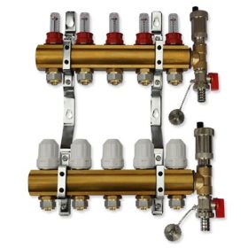  Padlófűtés elosztó 7 padlófűtéshez