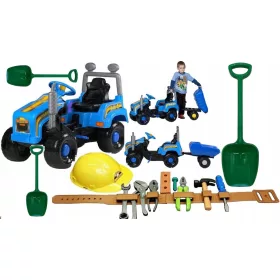  Pedálos traktor - Hatalmas pedál traktorok +pótkocsi +mega freebies
