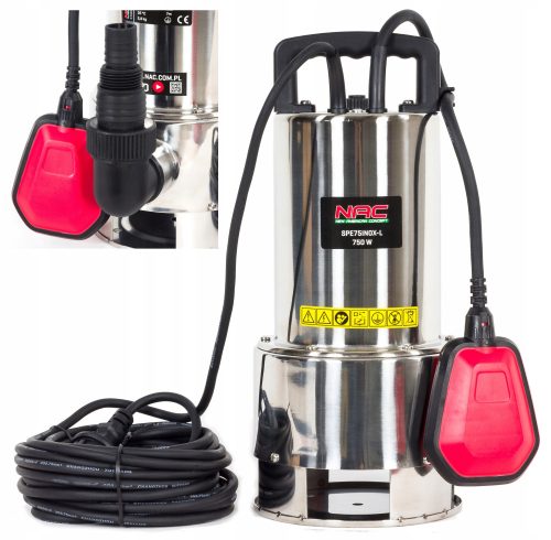 Kerti öntöző szivattyú - NAC 750 W-os búvárszivattyú 15.000 l/h