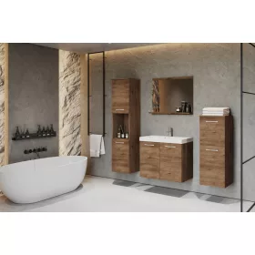  Fürdőszobabútor mosdótükör 2x oszlop