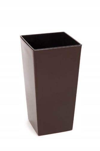  Lamela virágcserép 30 cm x 30 x 57 cm átmérőjű 30 cm műanyag barna és bézs árnyalatok
