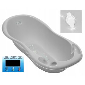   Baba fürdőkád - Kád 102 nagy lux kád parafa szürke hőmérő