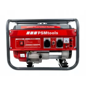 Egyfázisú áramfejlesztő PSMtools 2600 W benzin