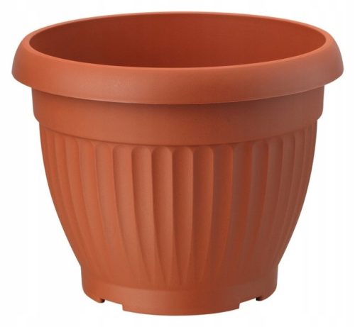  Forma-műanyag virágcserép 45 cm x 45 x 35,5 cm átmérő 45 cm műanyag narancssárga árnyalatok