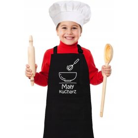   Konyhai kötény - Nyomtatott kötény FDNK pólókhoz, fekete