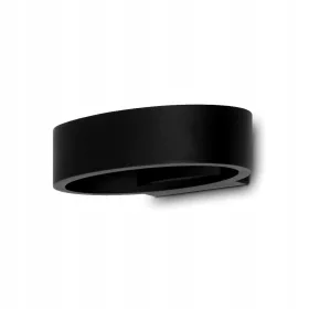    Kwazar Luminaire kerti fali lámpa, fekete, beépített 6 W-os LED forrás