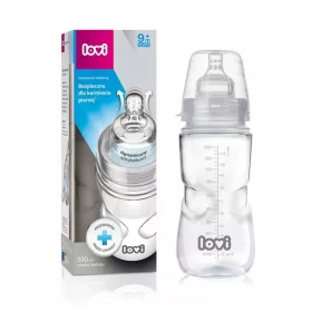 Bébiüveg - Lovi Medical+ 330ml Teat palack 9m+