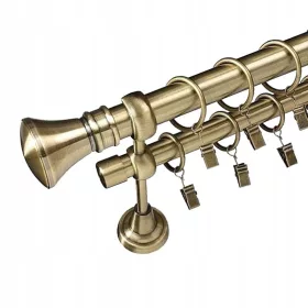   Kész függönyrúd - Dupla függönyrúd 25 mm + 19 mm 340 cm