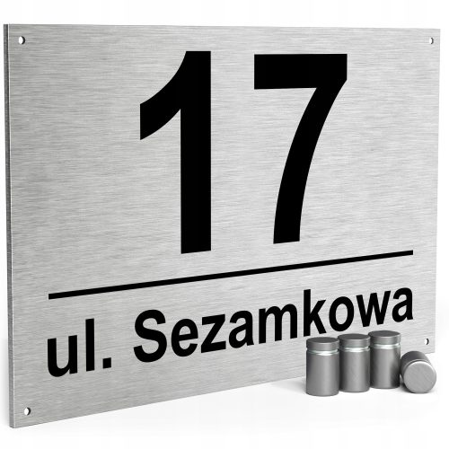 Printima házszám 32 x 21 cm